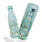 Sticlă termică IZY – Almond Blossom de Van Gogh | 500ml Sticlă de apă izolată | Cald și Rece