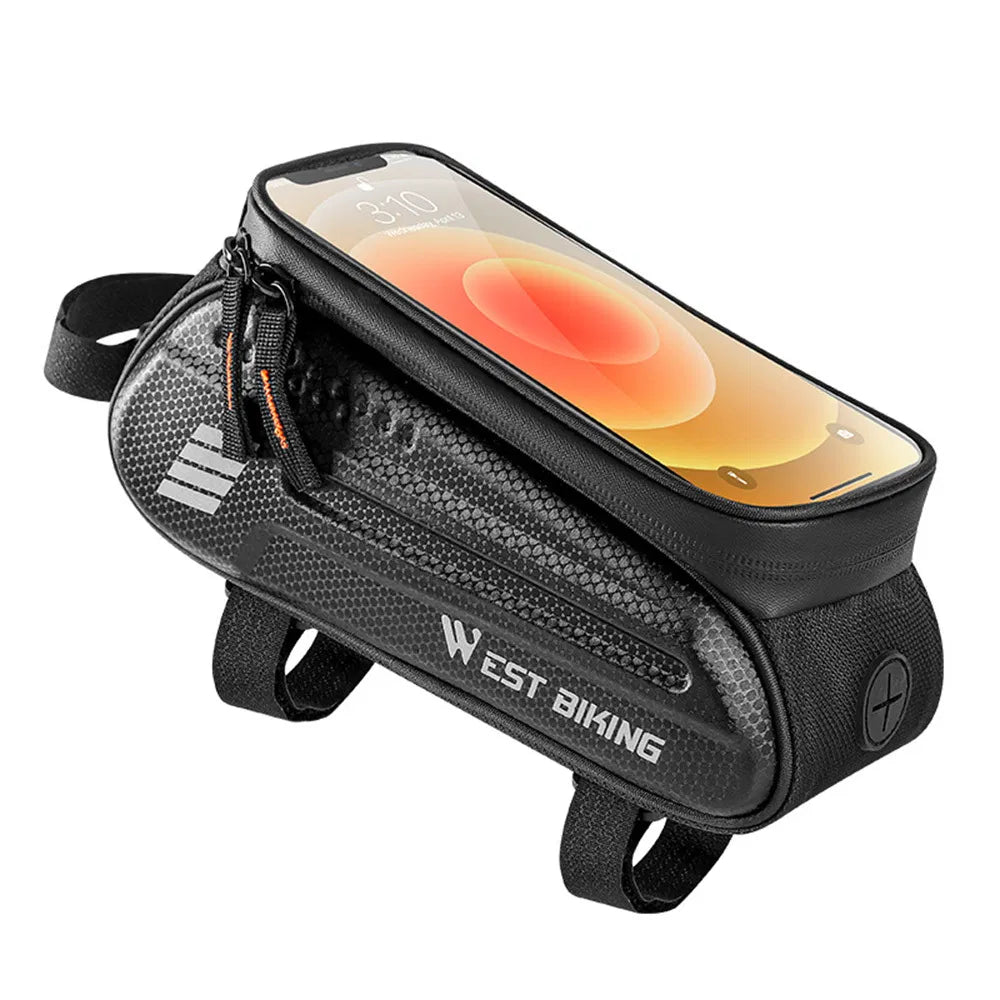 Fahrradlenker-Tasche – 1,5L Touchscreen, wasserdicht & reflektierend