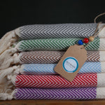Prosop Couture – Peshtemal turcesc țesut manual | Prosop pentru plajă, saună și terasă