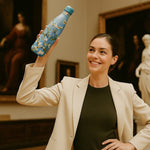 Sticlă termică IZY – Almond Blossom de Van Gogh | 500ml Sticlă de apă izolată | Cald și Rece