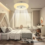 LED-Deckenventilator mit Licht & Fernbedienung – 30W | 3 Geschwindigkeiten, 3 Lichtmodi & Timer