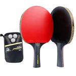 Set profesional de palete de tenis de masă – 6 stele, 7 straturi de carbon | 2 palete și geantă de transport