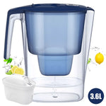 3,6L Wasserfilter-Karaffe – 4-Stufen-Filtration mit 30-Tage-Anzeige