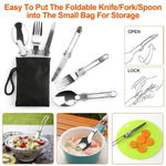 16-teiliges Camping-Kochgeschirr-Set – Aluminiumtopf, Pfanne, Kessel & vollständiges Utensilien-Set
