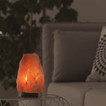 Himalaya-Salz-Kristalllampe – 2 bis 3 kg | Natürlicher Bernstein-Leuchteffekt | Einzigartige Wohnaccessoires & Geschenkidee