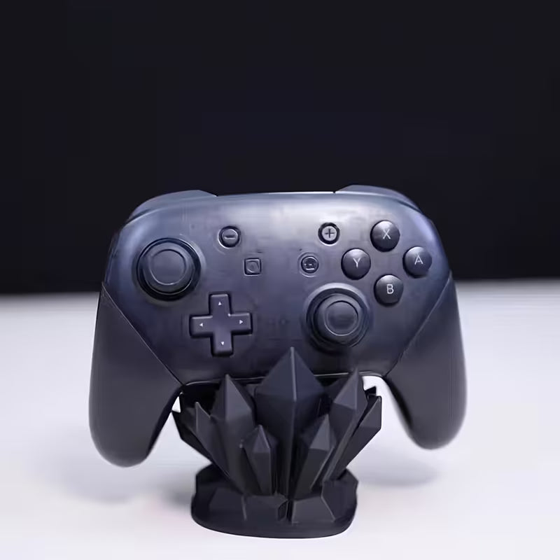 3D-gedruckter Game-Controller-Ständer – Kristall-Design | PS4, PS5 & Switch Pro | Gaming-Setup