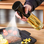 Ölsprayflasche 200ml – Feiner Nebelsprüher für Heißluftfritteuse, Grill & Backofen