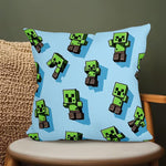 Creeper-Gamer-Wurfkissenbezug – 45×45cm, weiche Plüsch-Dekokissen