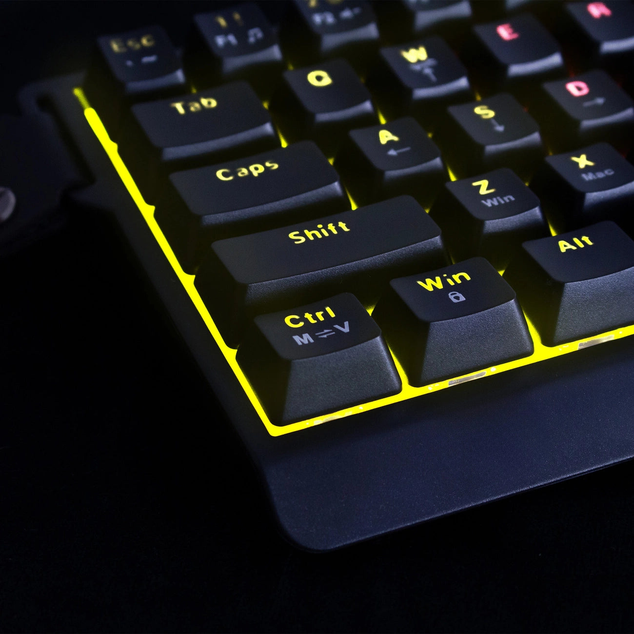 Tastatură de gaming mecanică Wozinsky WKGP-1165 – Iluminare RGB | Precizie și rapiditate | Negru