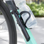 Pompa portabilă Wozinsky WPR-01 pentru bicicletă – Montaj compact pe cadru | Drum și MTB | Negru
