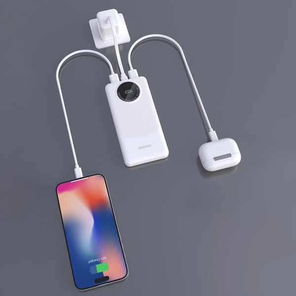 Dudao K12 Powerbank 10000mAh – PD 22,5W Schnellladung | USB-A & USB-C | Inklusive Kabel