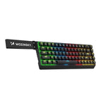 Tastatură de gaming mecanică Wozinsky WKGP-1165 – Iluminare RGB | Precizie și rapiditate | Negru