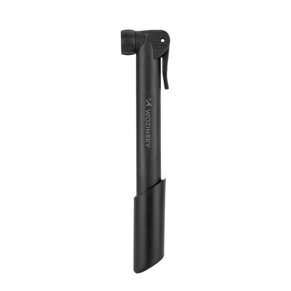 Pompa portabilă Wozinsky WPR-01 pentru bicicletă – Montaj compact pe cadru | Drum și MTB | Negru