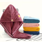 Prosop din microfibră pentru uscat părul – Turban uscat rapid cu închidere cu buton | Mai puțin frizz și deteriorare