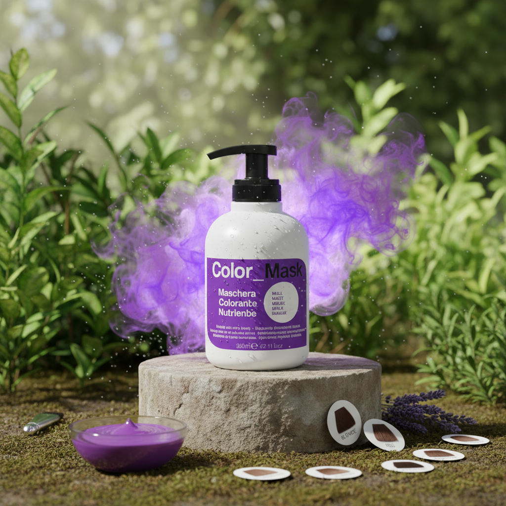 KayPro Color Mask – Masca tonifiantă pentru păr 300ml | Revigorează culoarea și hrănește | Castaniu Brun și Violet