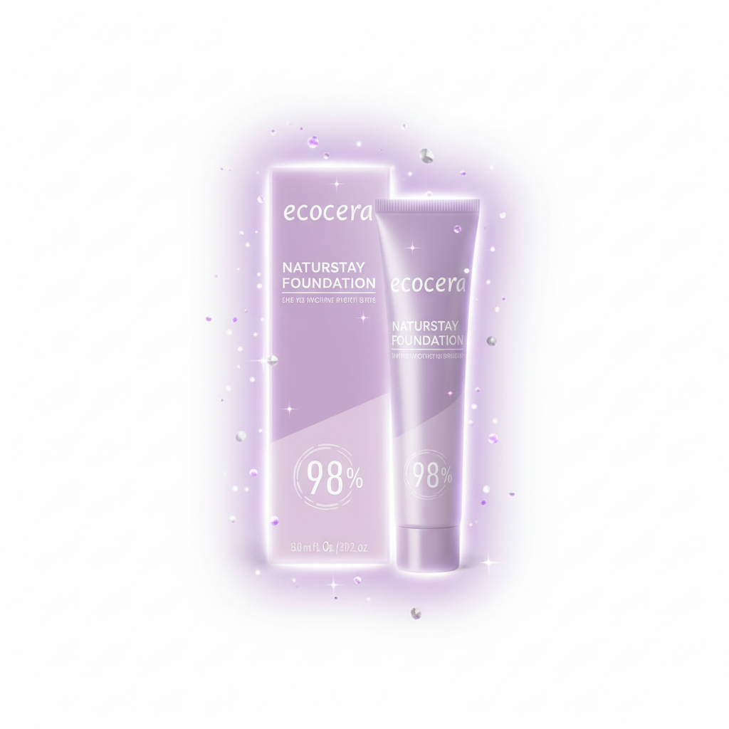 Fond de ten Ecocera NaturStay Natural 30 ml – Ușor și ten uniform