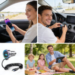 Încărcător auto rapid 3-în-1 Joyroom JR-CL07 72W – USB-C & USB-A cu cablu integrat | Negru