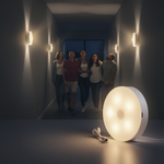 Lumină de noapte cu senzor de mișcare – lumină caldă automată pentru scări și holuri | Pachet de 2