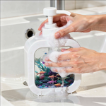 Ozean-Themen-Seifenspender – Dekorativer Badezimmer-Pumpenspender | Bunter Unterwasser-Design