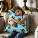 Creeper-Gamer-Wurfkissenbezug – 45×45cm, weiche Plüsch-Dekokissen