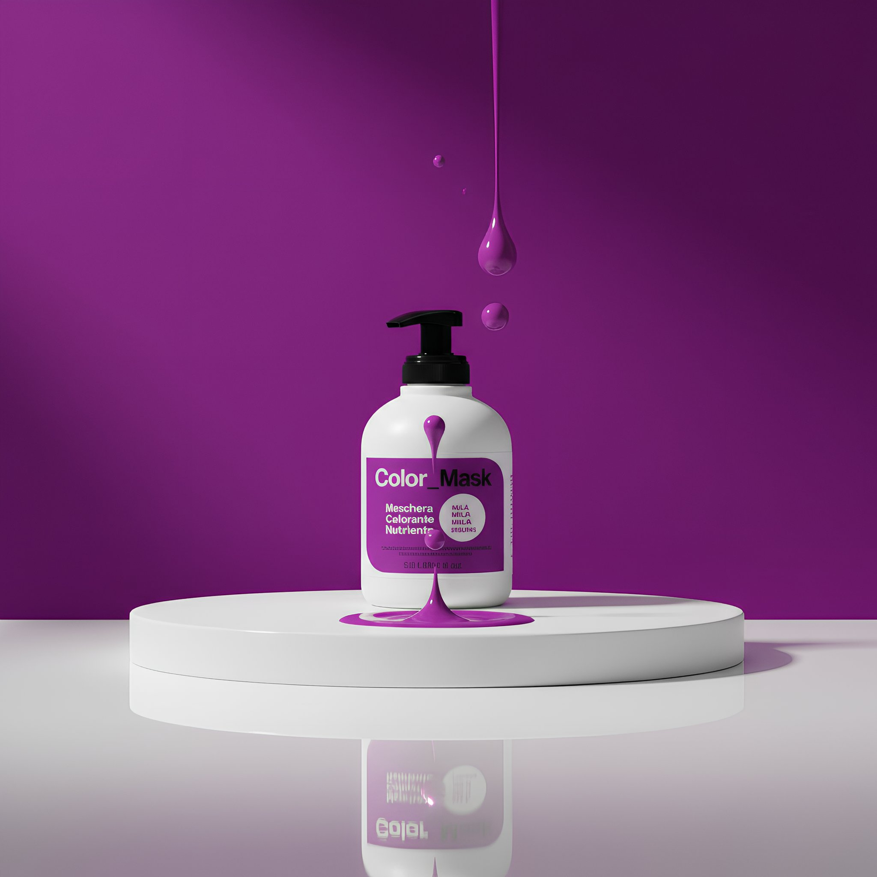 KayPro Color Mask – Masca tonifiantă pentru păr 300ml | Revigorează culoarea și hrănește | Castaniu Brun și Violet